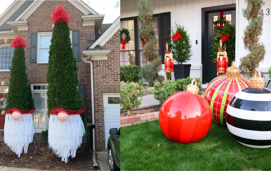 Vianočná výzdoba do záhrady