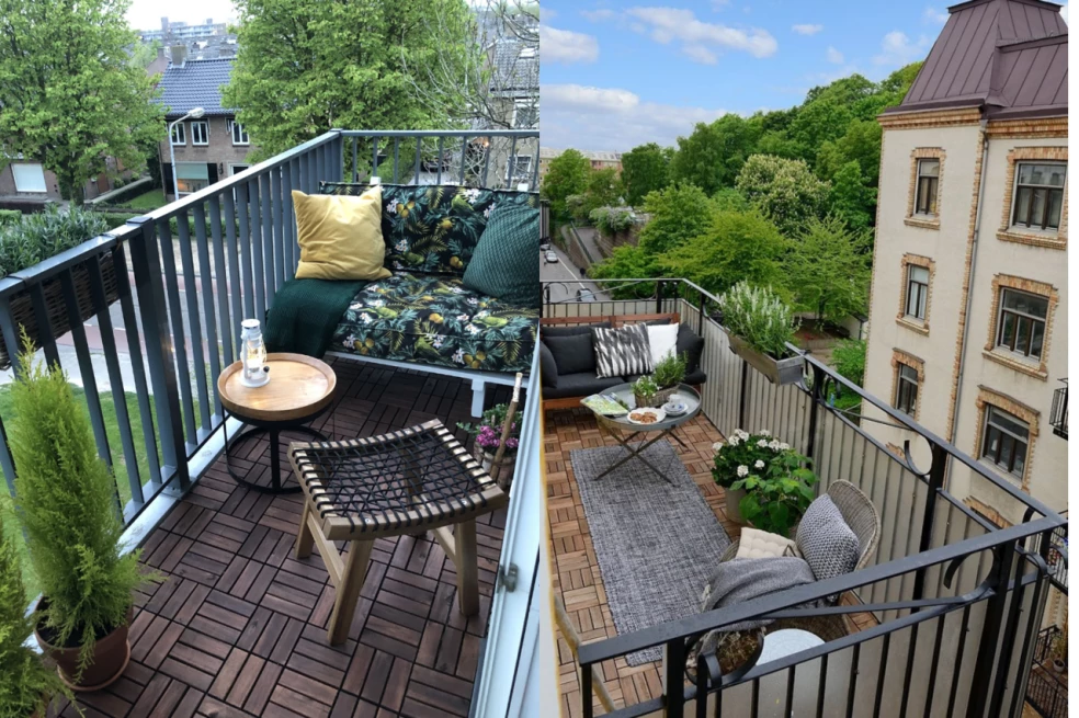 Balkónová podlaha s click sytémom