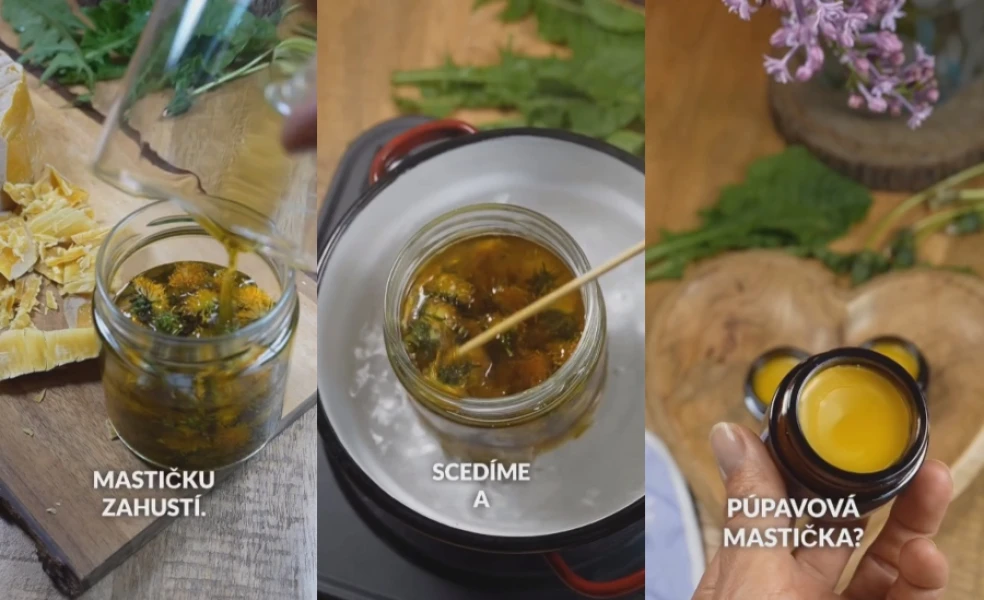 recept na púpavovú mastičku