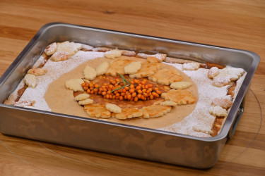RECEPT: Gaštanový koláč s jesennými plodmi z Pečie celé Slovensko