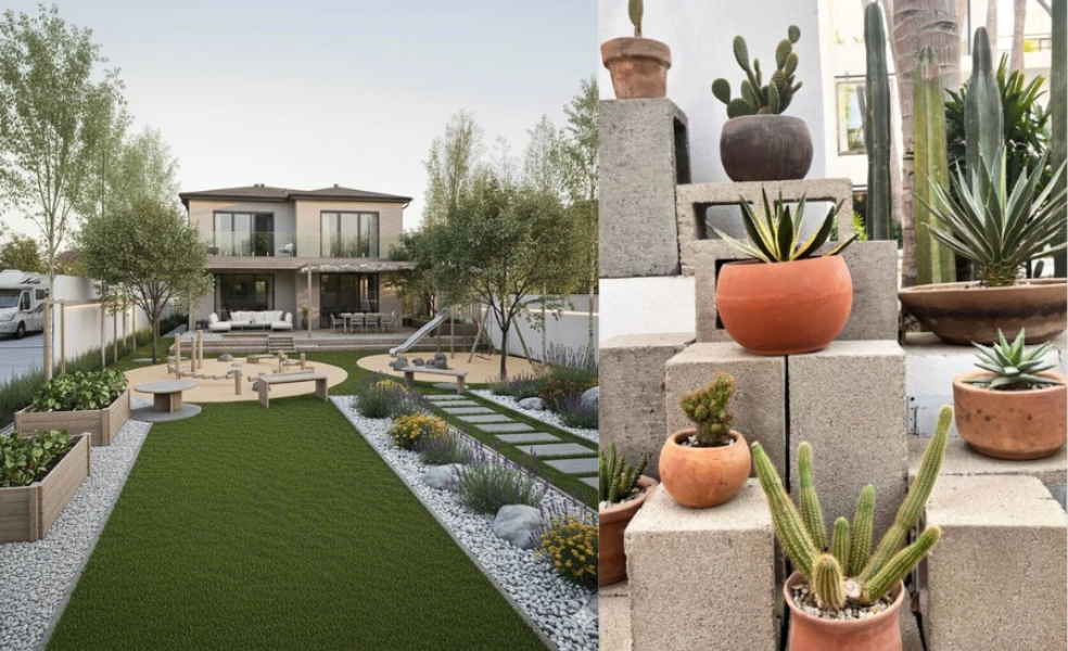 suchomilné okrasné záhrady