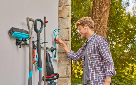 Zimná údržba záhrady náradie