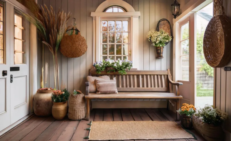 vidiecky interiér chalupy