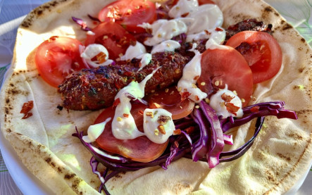 Kebab z mletého mäsa